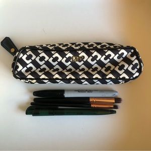 Diane Von Furstenberg small makeup brush bag